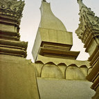 Buddhistische Heiligtümer in Asien Laos